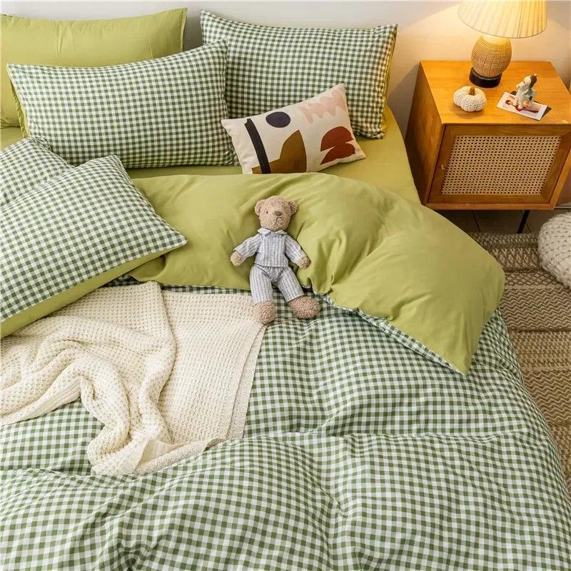 4 Piece Bedding Set Duvet Cover, Sheets and Pillowcases - Volaia