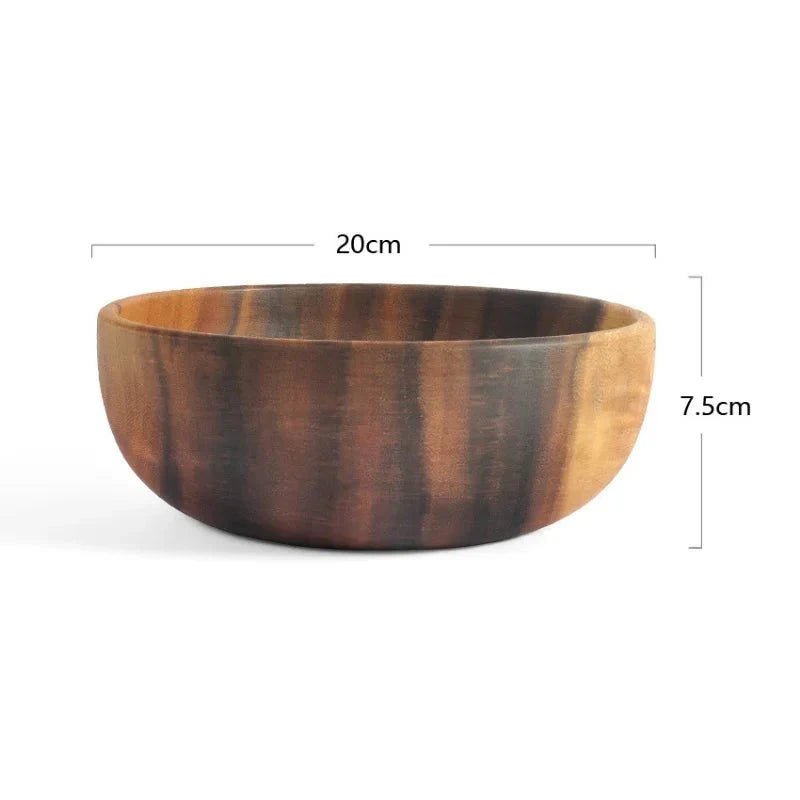 Acacia Wood Anti - scalding Bowl - Volaia