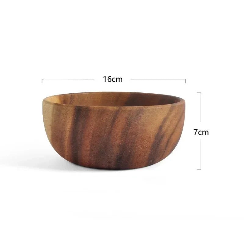 Acacia Wood Anti - scalding Bowl - Volaia
