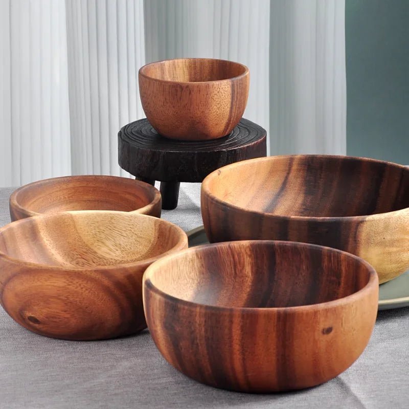Acacia Wood Anti - scalding Bowl - Volaia