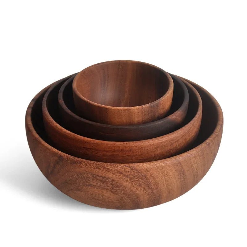 Acacia Wood Anti - scalding Bowl - Volaia