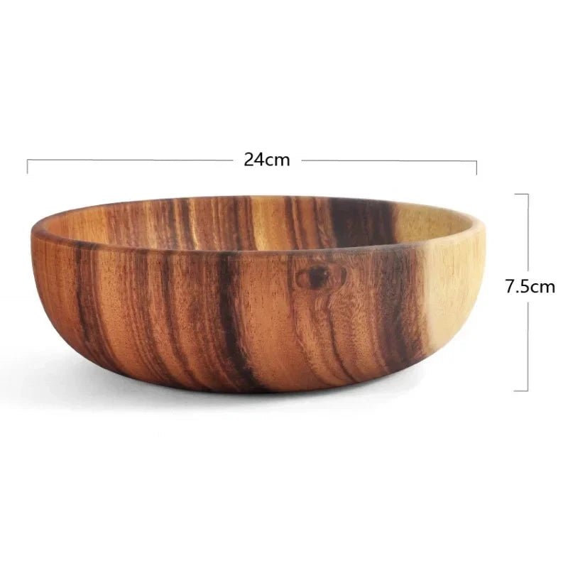 Acacia Wood Anti - scalding Bowl - Volaia