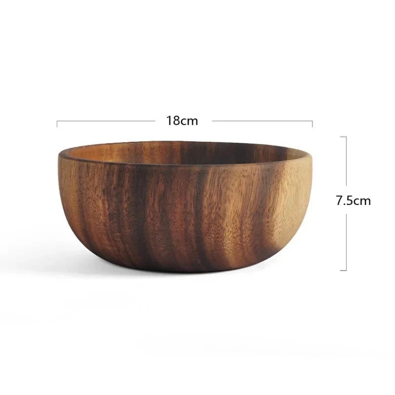 Acacia Wood Anti - scalding Bowl - Volaia