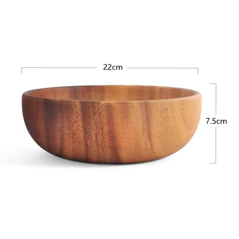 Acacia Wood Anti - scalding Bowl - Volaia