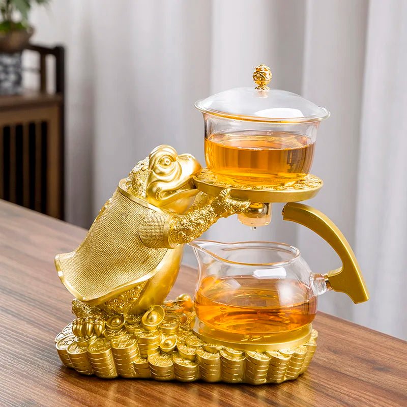 Automatic Glass Teapot Set – with Magnetic Infuser - Volaia