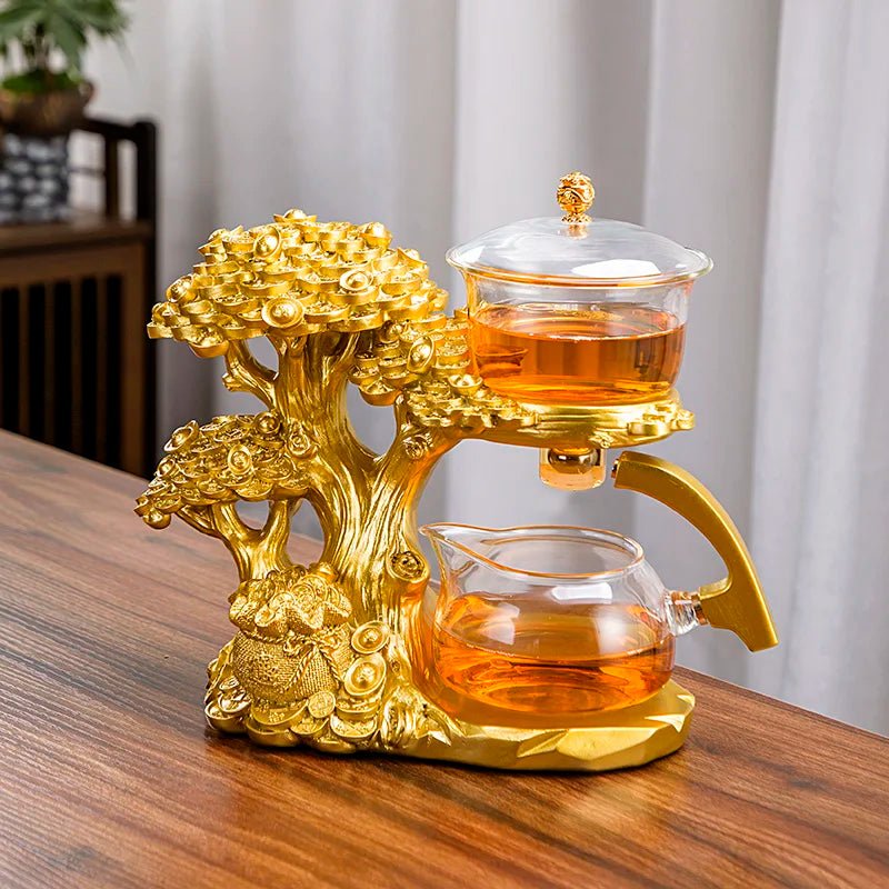 Automatic Glass Teapot Set – with Magnetic Infuser - Volaia