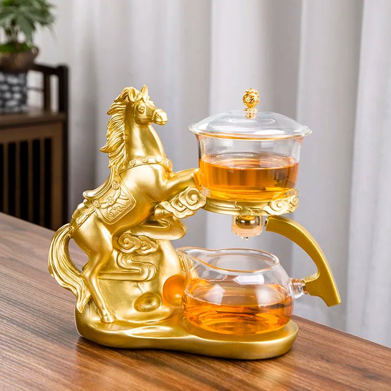Automatic Glass Teapot Set – with Magnetic Infuser - Volaia