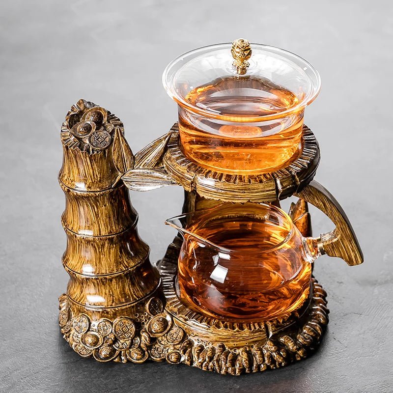 Automatic Glass Teapot Set – with Magnetic Infuser - Volaia