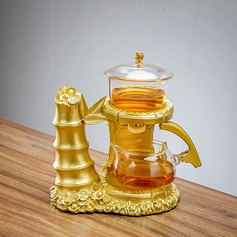 Automatic Glass Teapot Set – with Magnetic Infuser - Volaia
