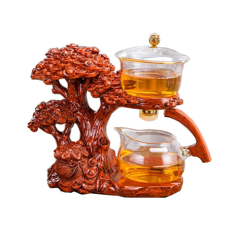 Automatic Glass Teapot Set – with Magnetic Infuser - Volaia
