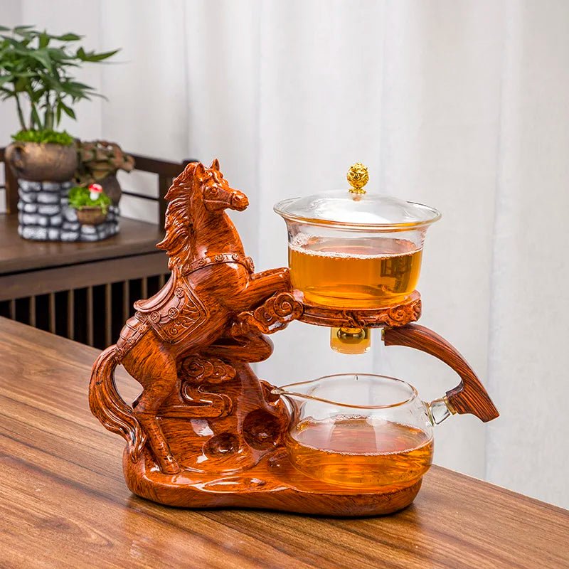 Automatic Glass Teapot Set – with Magnetic Infuser - Volaia