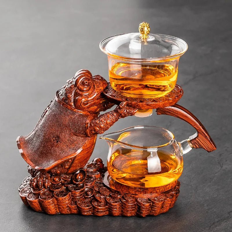 Automatic Glass Teapot Set – with Magnetic Infuser - Volaia