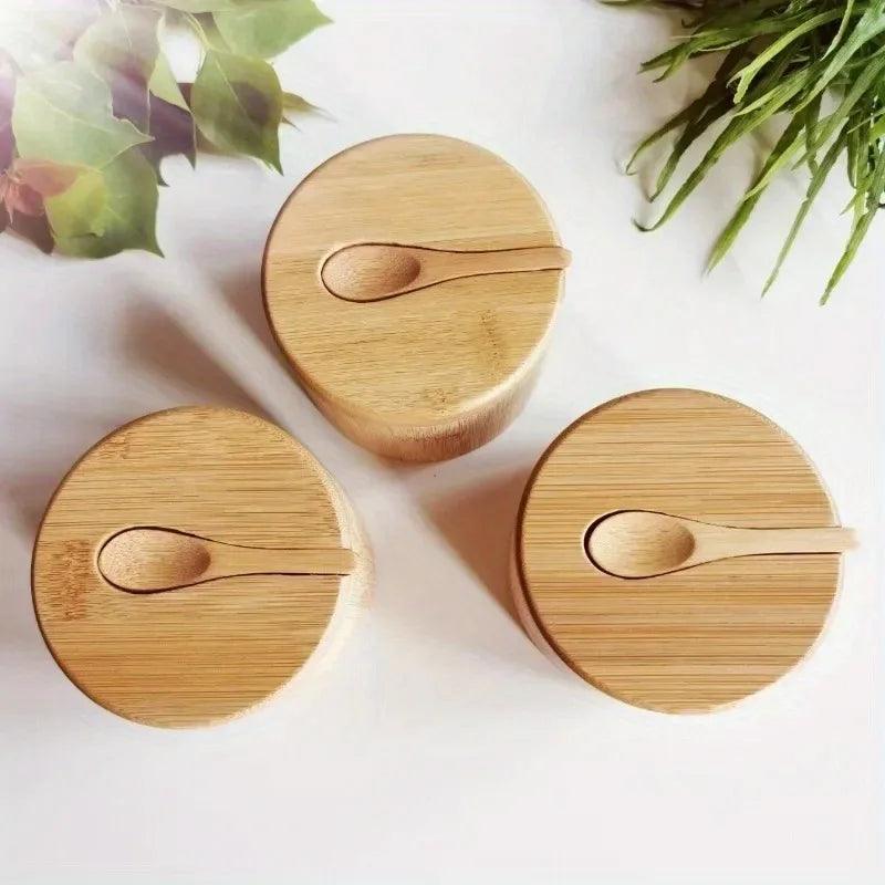 Bamboo Spice Jar Sustainable Elegant - Volaia