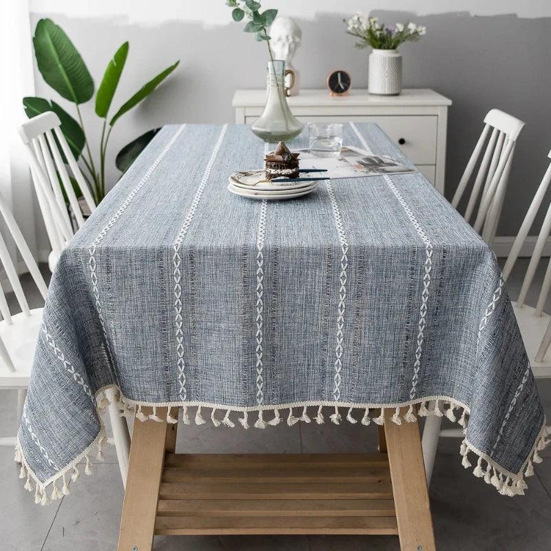 Cotton and Linen Tablecloth Elegant and Durable - Volaia