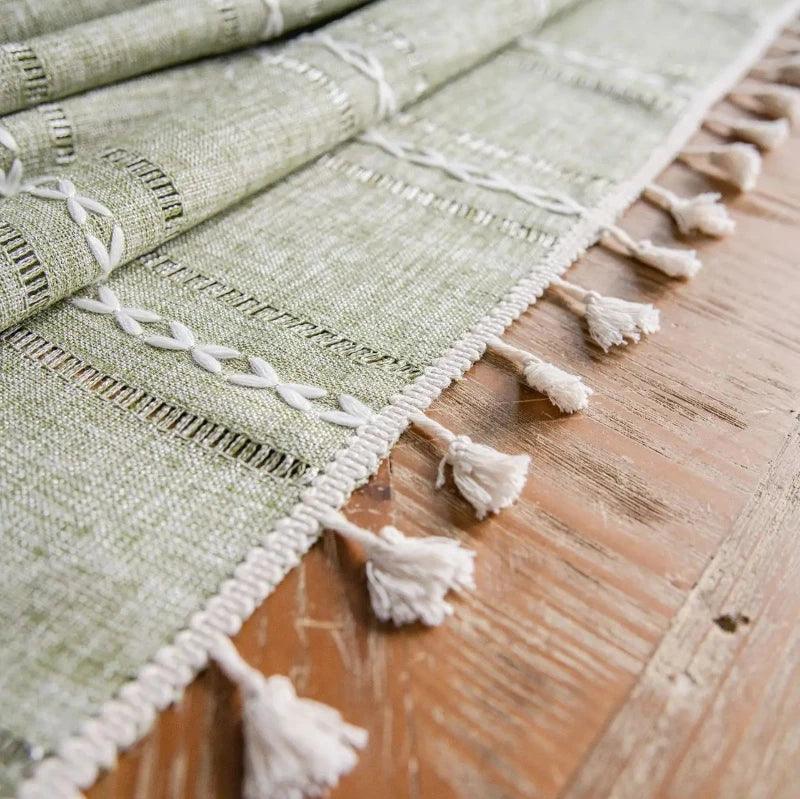 Cotton and Linen Tablecloth Elegant and Durable - Volaia