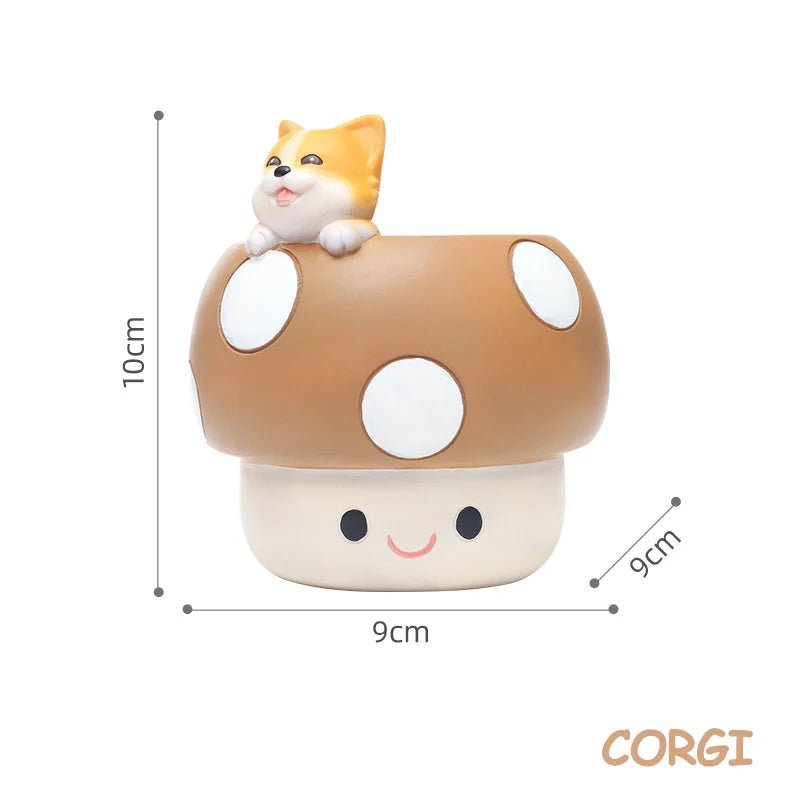 Cute Mushroom & Animal Desk Flower Pots - Volaia