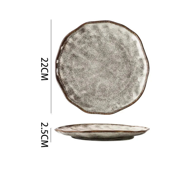 Eco - Friendly Irregular Stone Ceramic Dinnerware Set - Volaia