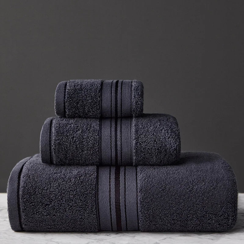 Egyptian Cotton Towel Set Soft, Absorbent and Quick - Dry - Volaia