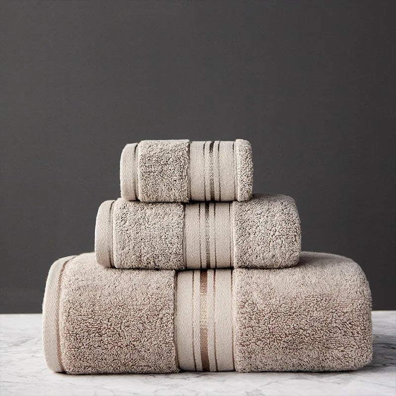 Egyptian Cotton Towel Set Soft, Absorbent and Quick - Dry - Volaia