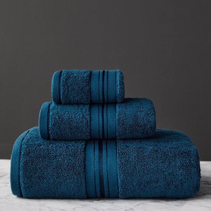 Egyptian Cotton Towel Set Soft, Absorbent and Quick - Dry - Volaia