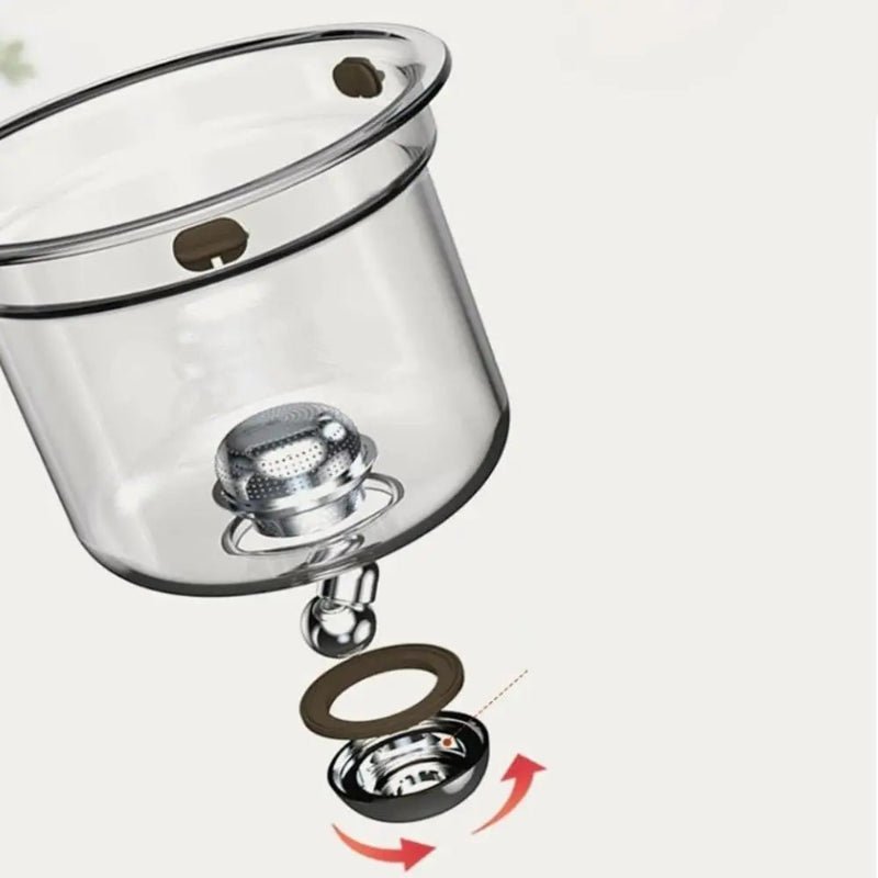 Elegant Glass Teapot with Magnetic Filtration - Volaia