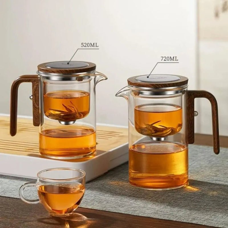 Elegant Glass Teapot with Magnetic Filtration - Volaia