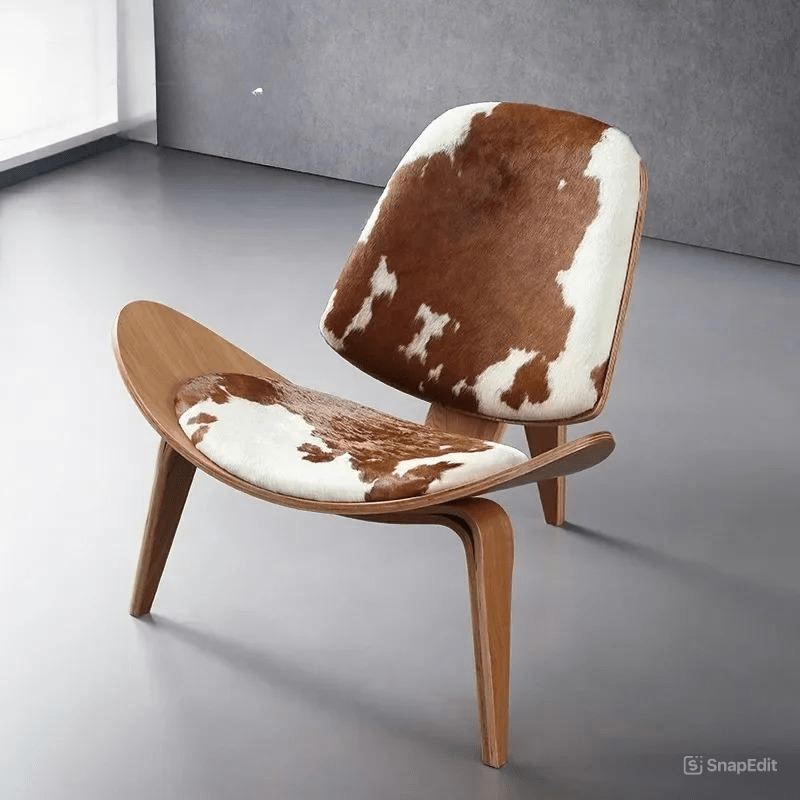 Elegant Shell Chair - Retro Danish Design - Volaia