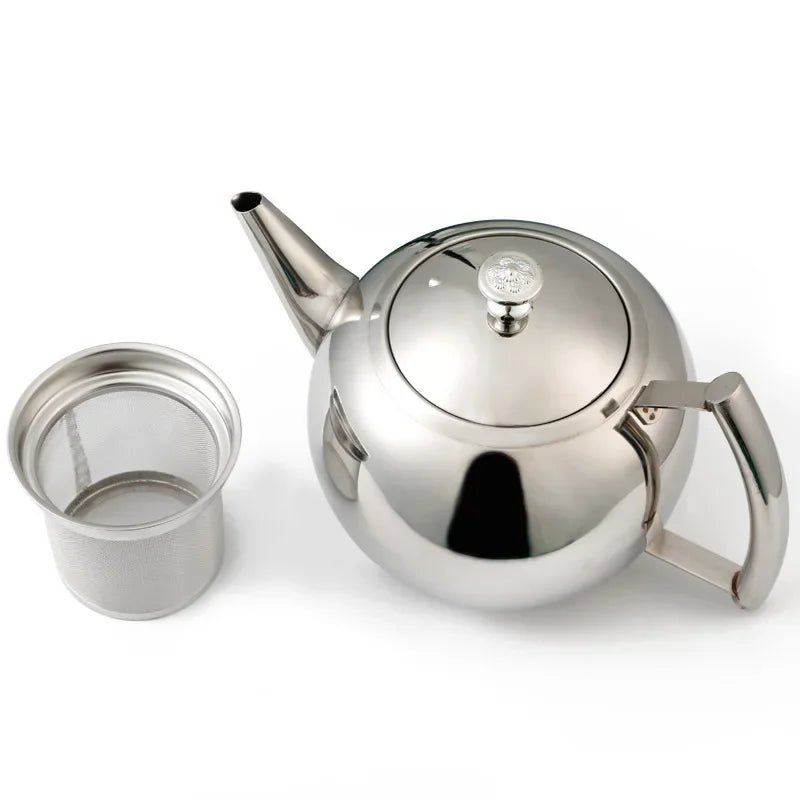 Elegant Stainless Steel Teapot with Filter - Volaia
