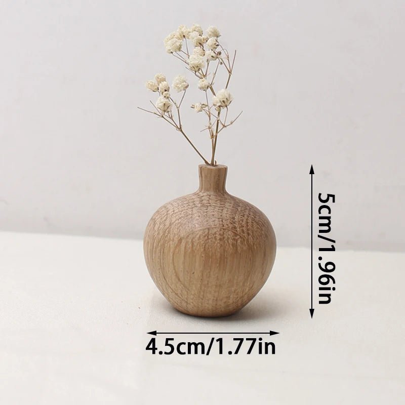 Elegant Wooden Decorative Vases for Home Decor - Volaia