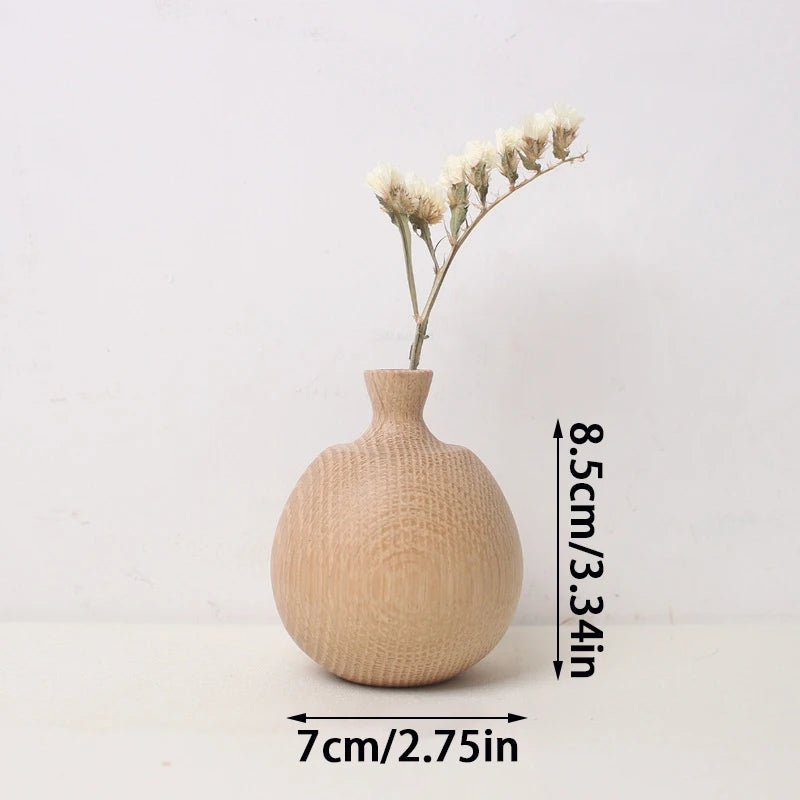 Elegant Wooden Decorative Vases for Home Decor - Volaia