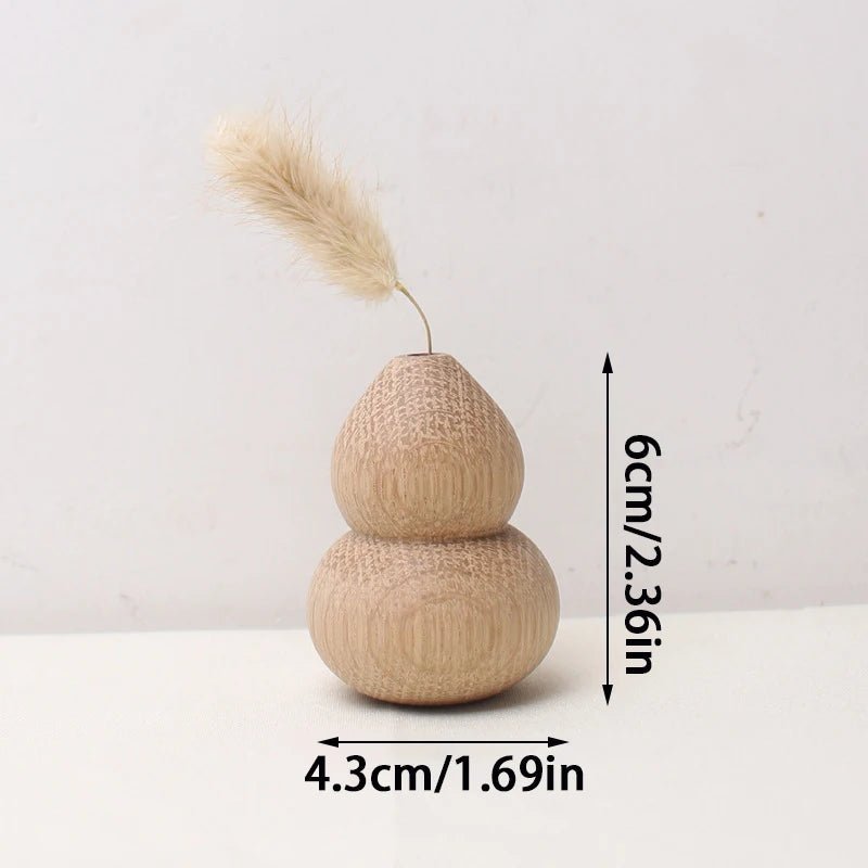Elegant Wooden Decorative Vases for Home Decor - Volaia