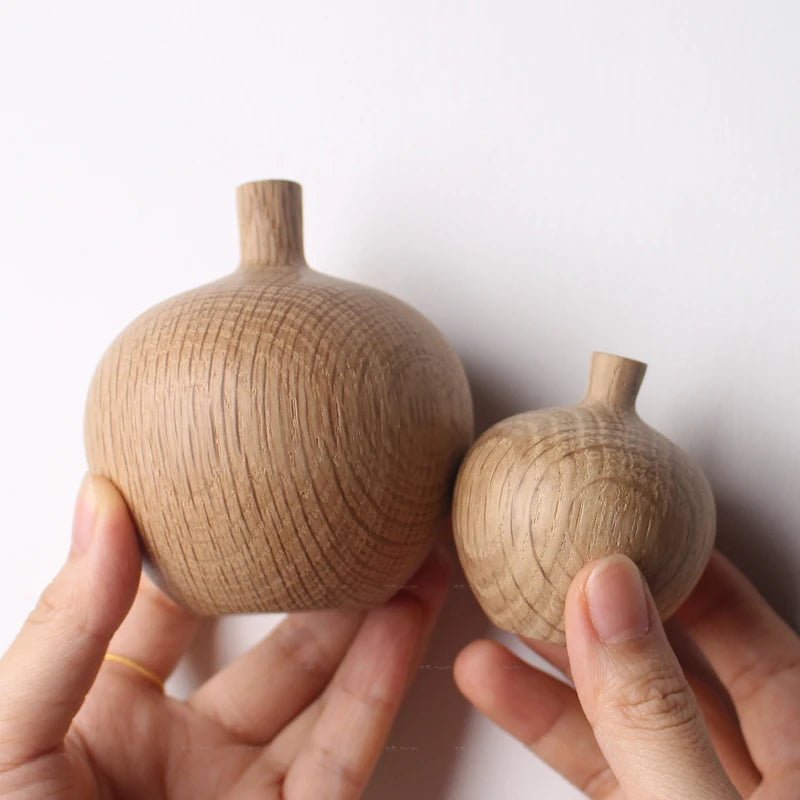Elegant Wooden Decorative Vases for Home Decor - Volaia