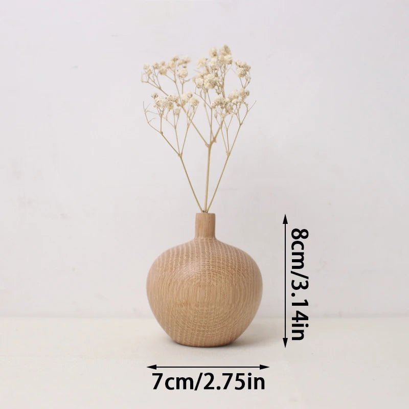 Elegant Wooden Decorative Vases for Home Decor - Volaia