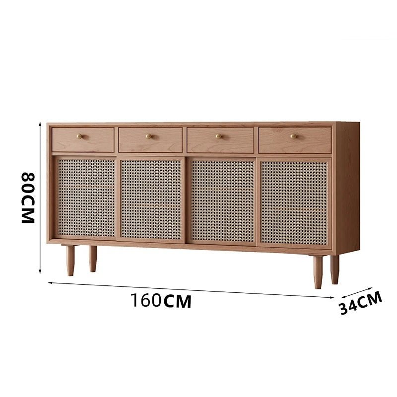 Elegant Wooden Sideboard for Living Room and Kitchen - Volaia