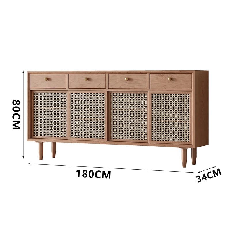 Elegant Wooden Sideboard for Living Room and Kitchen - Volaia