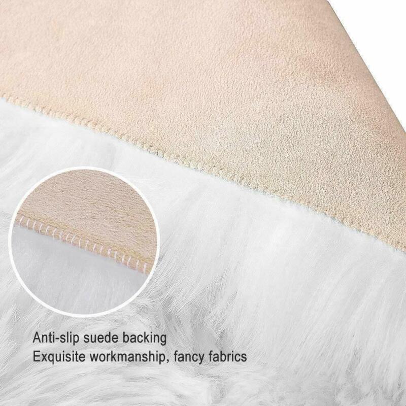 Fluffy Non - Slip Faux Fur Rug - Volaia