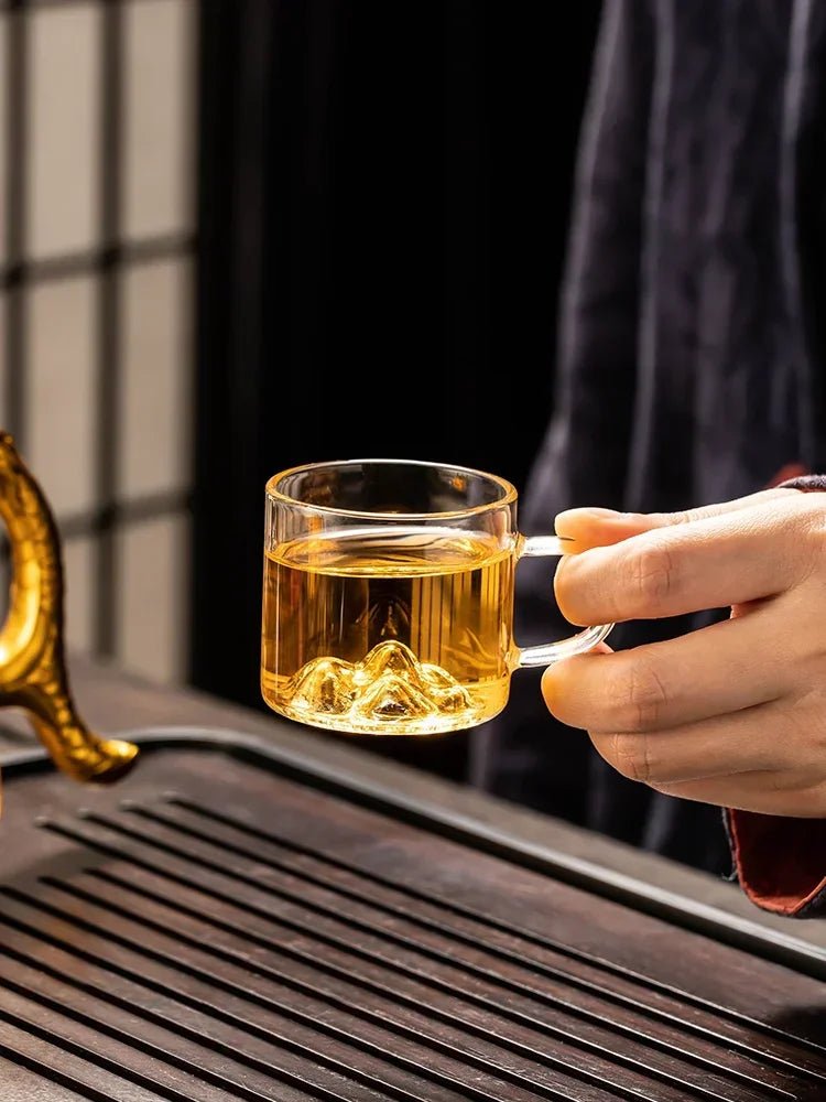Heat - Resistant Glass Semi - Automatic Teaware Set - Volaia