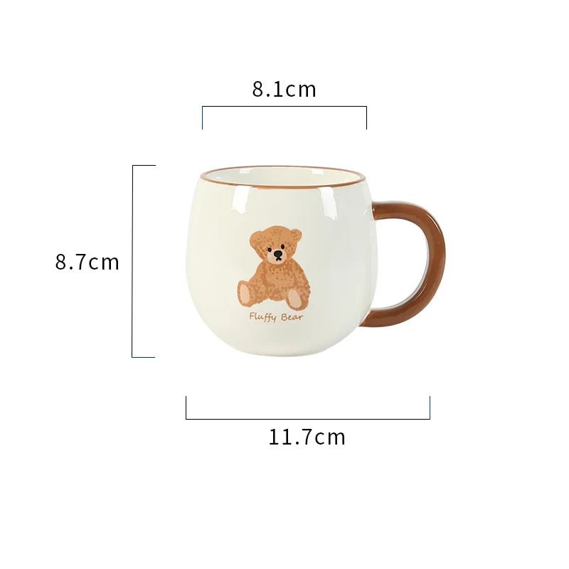 Lovely Bear Dish Set: Plate, Bowl & Mug - Volaia