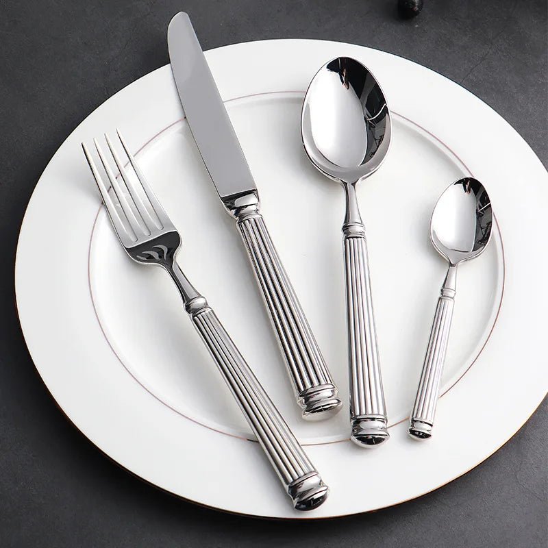 Luxury 18/10 Stainless Steel Cutlery Set - 4pcs - Volaia