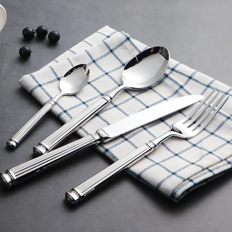 Luxury 18/10 Stainless Steel Cutlery Set - 4pcs - Volaia