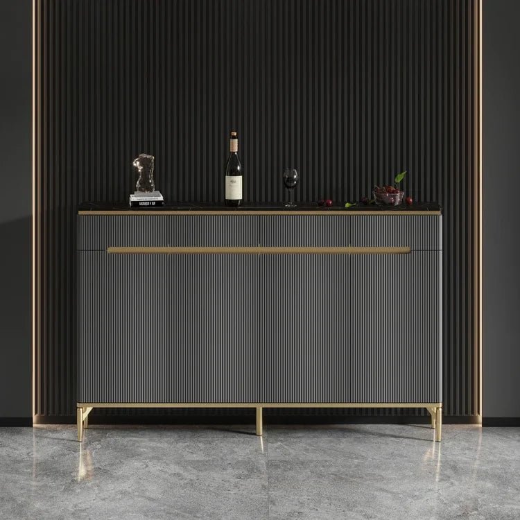 Modern Marble Top Luxury Sideboard Buffet Cabinet - Volaia