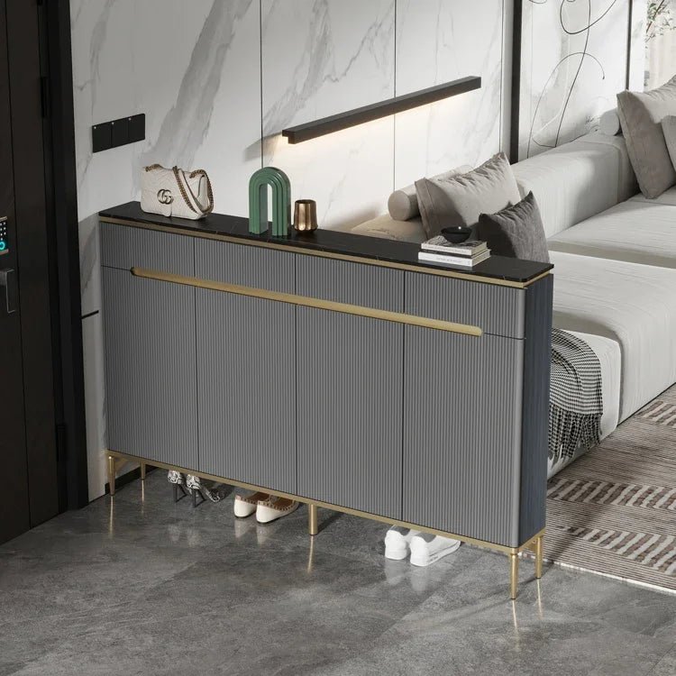 Modern Marble Top Luxury Sideboard Buffet Cabinet - Volaia