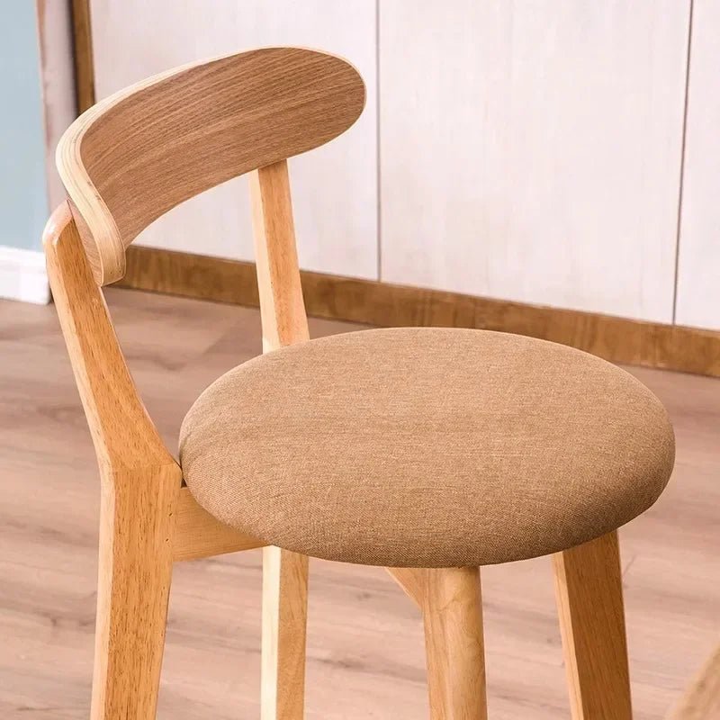 Modern Wooden Bar Stool for Office & Dining - Volaia