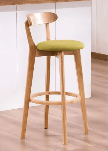 Modern Wooden Bar Stool for Office & Dining - Volaia