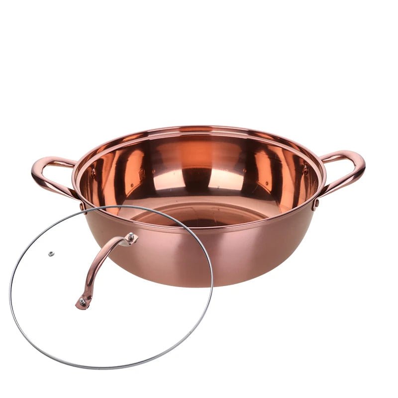 Premium 30CM Stainless Steel Hot Pot with Lid - Volaia