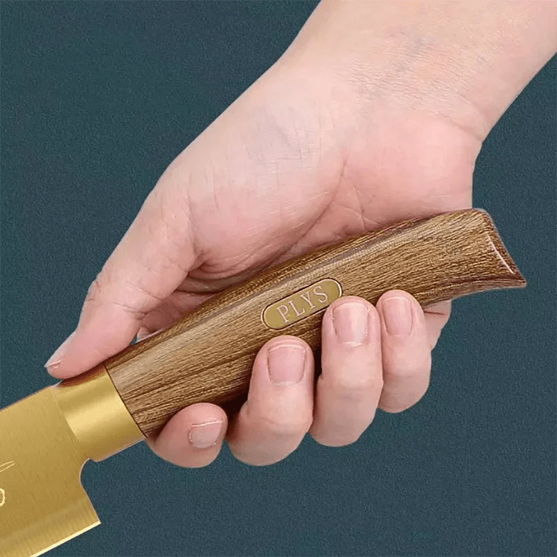 Rose Gold Titanium Chef's Knife Set - Premium Stainless Steel - Volaia