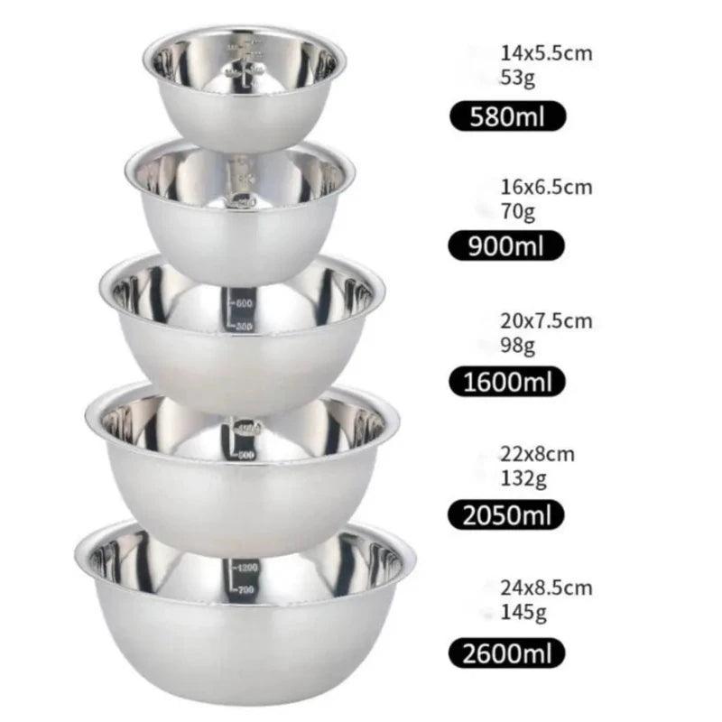 Stainless Steel Bowl Set Durable and Easy to Clean - Volaia