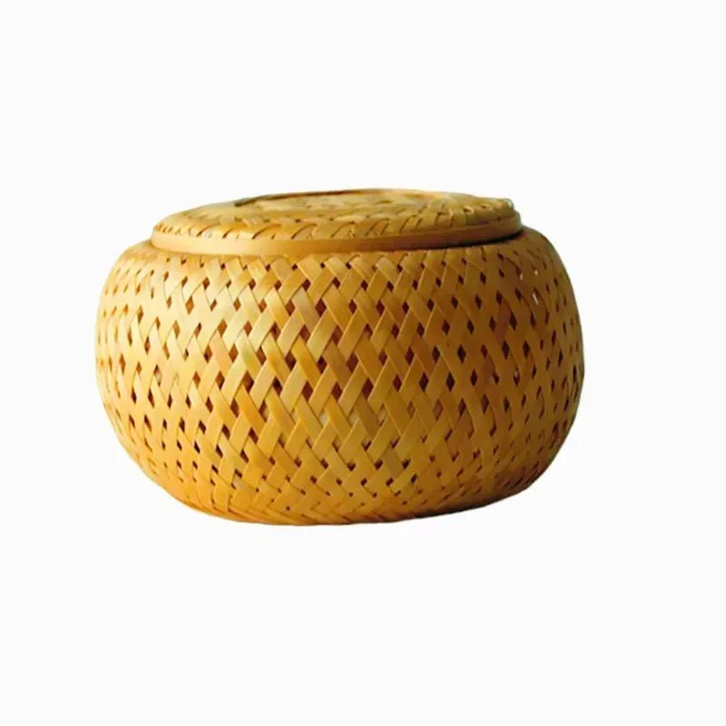 Versatile Handwoven Rattan Storage Basket - Volaia