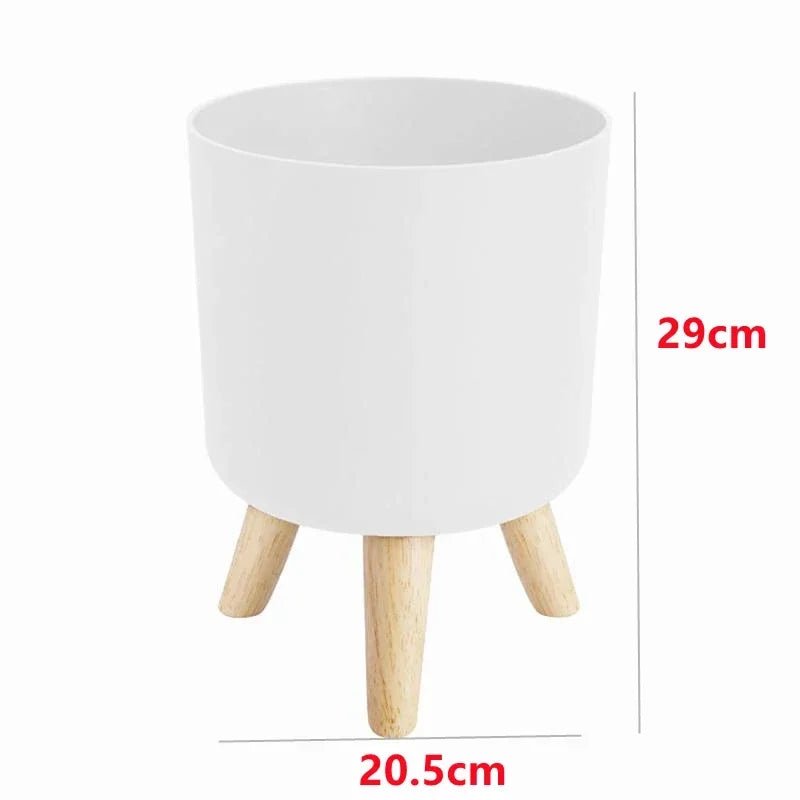 Wooden Stand Plant Pot - Volaia
