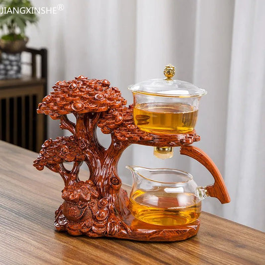 Automatic Glass Teapot Set – with Magnetic Infuser - Volaia